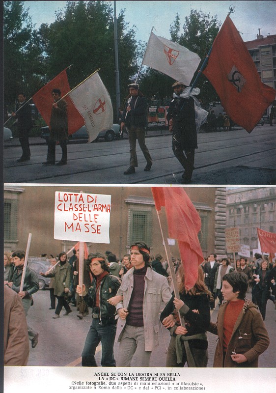 ANCHE SE CON LA DESTRA SI FA BELLA...LA D.C. RIMANE SEMPRE QUELLA ( FALSA ).jpg